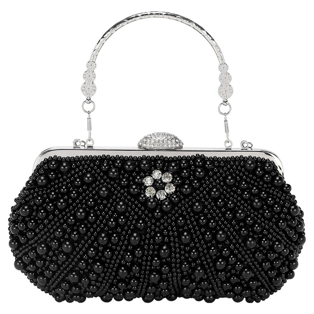 8828 Evening Bags Clutch Purses Formal, Bridal Purses Pearl Handbags